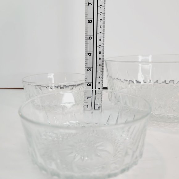 Lot of 3 Cut Crystal Bowls - Picture 6 of 9